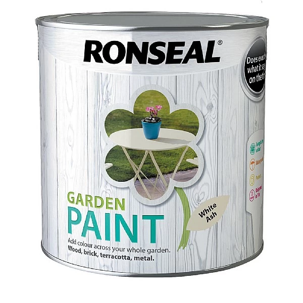 Ronseal Garden Paint White Ash 2.5L