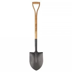 Kent & Stowe Carbon Steel Round Nose Shovel