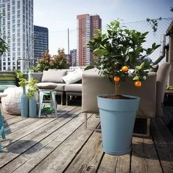 Elho Loft Urban High Round Pot 35cm - Various Colours